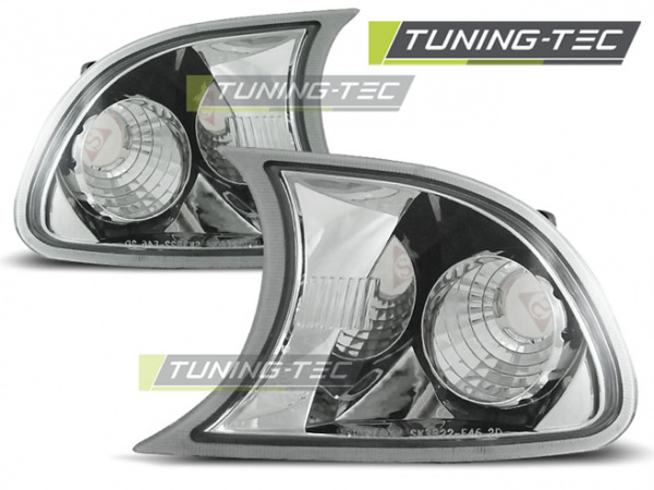 Upgrade Klarglas Frontblinker für BMW 3er E46 Coupe/Cabrio 01-03 chrom