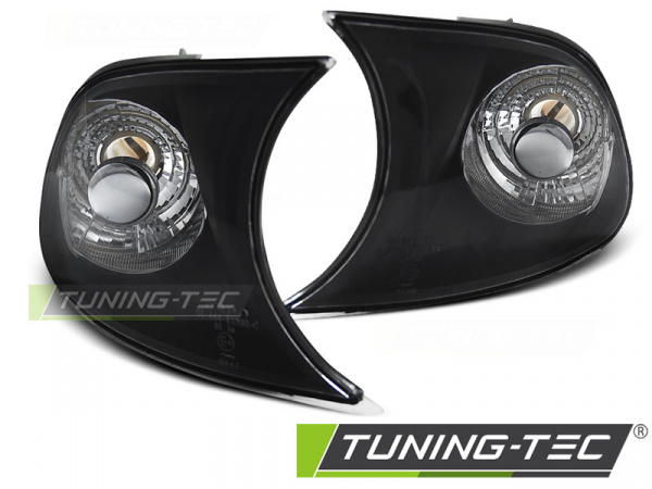 Upgrade Klarglas Frontblinker für BMW 3er E46 Coupe/Cabrio 99-01 schwarz