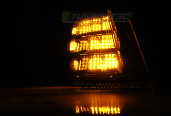 Upgrade Klarglas LED Frontblinker für BMW 3er E46 Limousine/Touring 98-01 schwarz