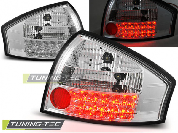 LED Upgrade Design Rückleuchten für Audi A6 4B (C5) 97-04 chrom