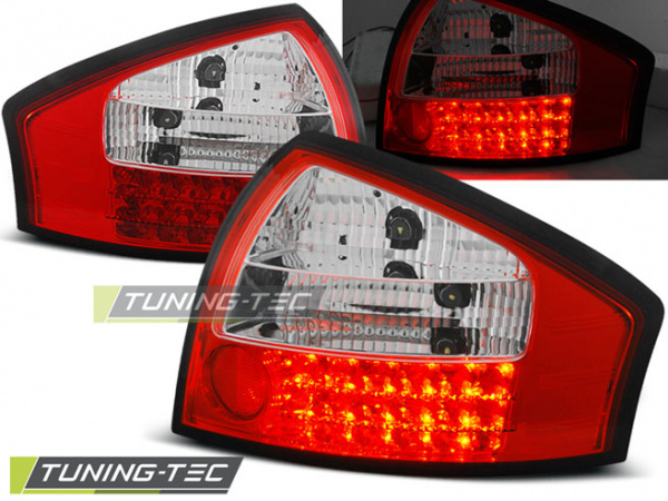LED Upgrade Design Rückleuchten für Audi A6 4B (C5) 97-04 rot/klar