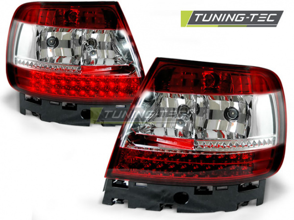 LED Upgrade Design Rückleuchten für Audi A4 B5 94-00 rot/klar