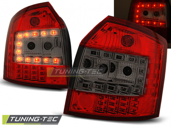 LED Upgrade Design Rückleuchten für Audi A4 B6 (8E) Avant 00-04 rot/rauch