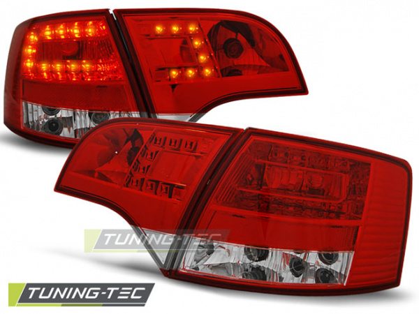 LED Upgrade Design Rückleuchten für Audi A4 B7 (8E) Avant 04-08 rot/klar