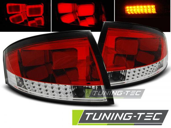 LED Upgrade Design Rückleuchten für Audi TT 8N 99-06 rot/klar