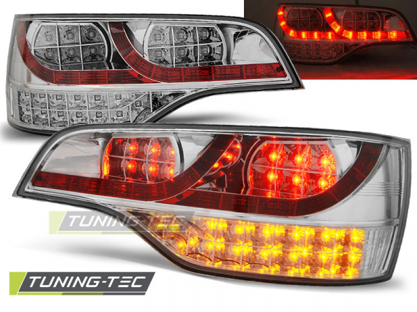 LED Upgrade Design Rückleuchten für Audi Q7 (4L) 06-09 chrom