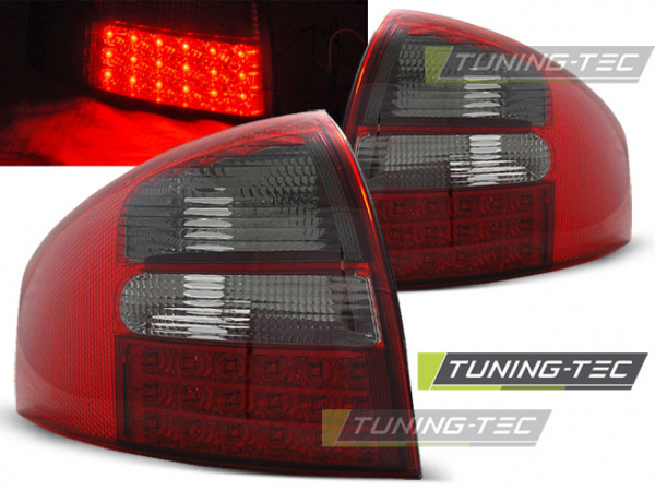 LED Upgrade Design Rückleuchten für Audi A6 4B (C5) 97-04 rot/rauch