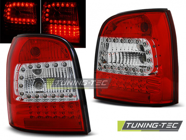 LED Upgrade Design Rückleuchten für Audi A4 B5 Avant 94-01 rot/klar