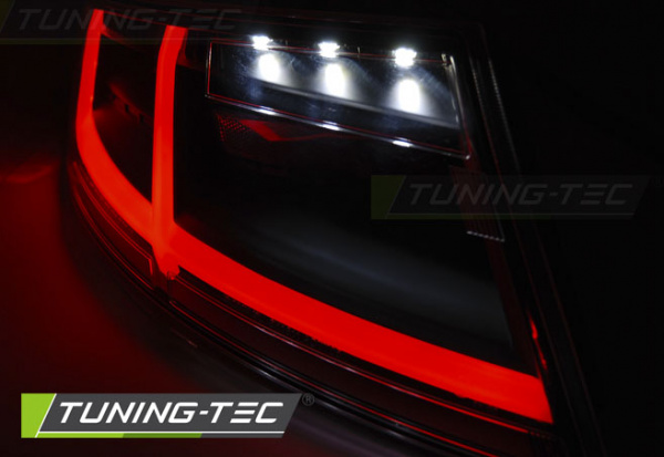 Voll LED Lightbar Design Rückleuchten für Audi TT 8J 06-14 rot/rauch mit dynamischem Blinker