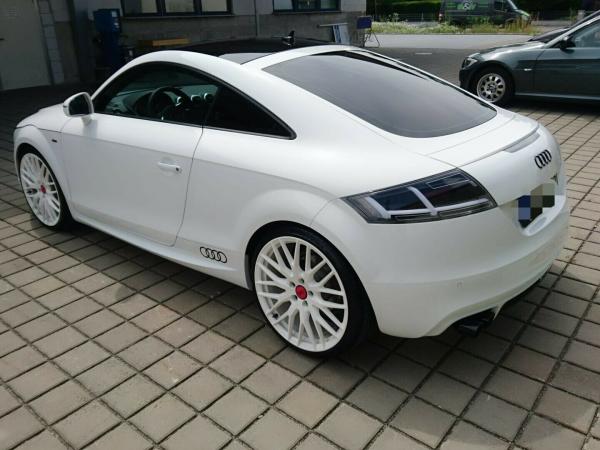 Voll LED Lightbar Design Rückleuchten für Audi TT 8J 06-14 schwarz mit dynamischem Blinker