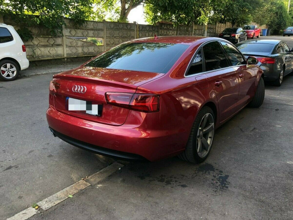 LED Lightbar Design Rückleuchten für Audi A6 4G (C7) Limousine 11-14 rot/klar