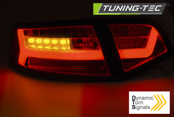 LED Lightbar Design Rückleuchten für Audi A6 4F (C6) Facelift 08-11 Limousine chrom