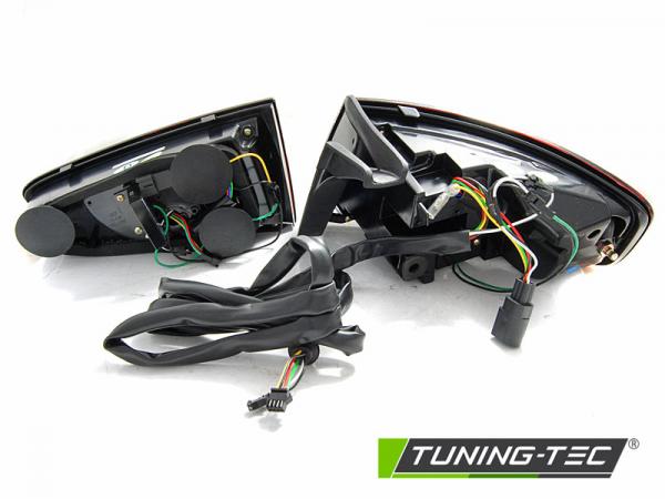 Voll LED Lightbar Design Rückleuchten für Audi A4 B8 (8K) Facelift Limousine 12-15 schwarz mit dynamischem Blinker