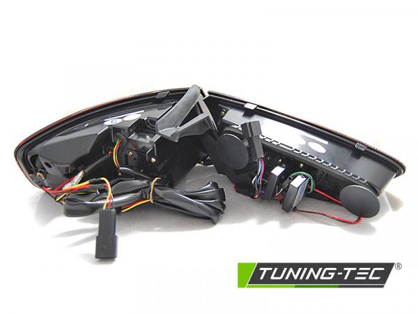 Voll LED Lightbar Design Rückleuchten für Audi A4 B8 Lim. 12-15 Rot/Schwarz / Dynamische Blinker