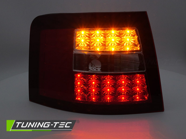 LED Upgrade Design Rückleuchten für Audi A6 4B (C5) Avant 97-04 schwarz/rauch mit LED Blinker