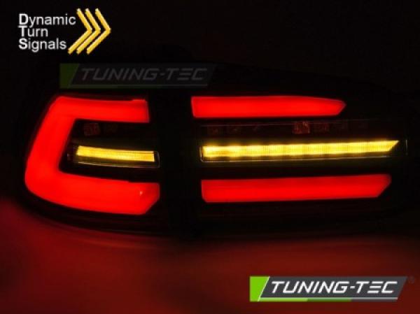 VOLL LED Upgrade Design Rückleuchten Set passend für VW Golf 7 Facelift (VII) Variant (Kombi) 17-19 schwarz/rauch mit dynamischem LED Blinker