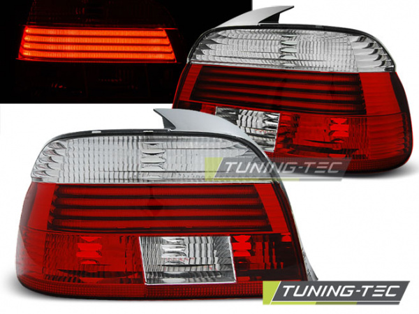 LED Upgrade Design Rückleuchten für BMW 5er E39 00-03 rot/klar