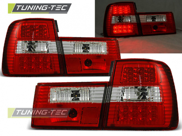 LED Upgrade Rückleuchten für BMW 5er E34 88-95 rot/klar