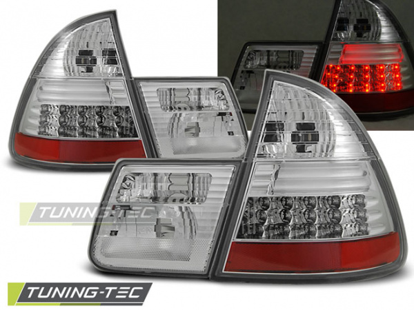 LED Upgrade Design Rückleuchten für BMW 3er E46 Touring 99-05 chrom