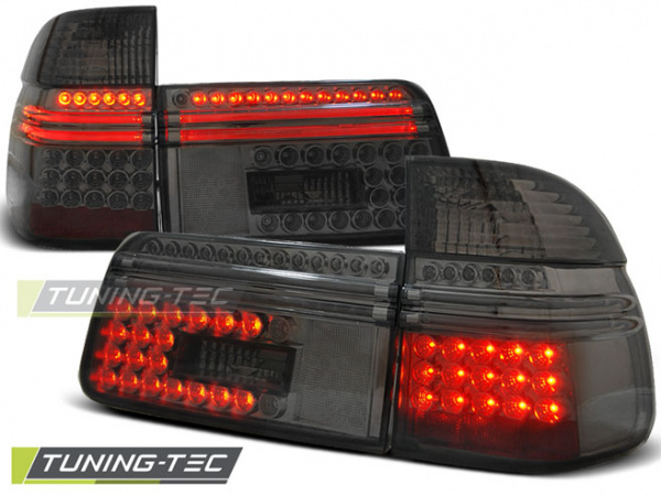 LED Upgrade Design Rückleuchten für BMW 5er E39 Touring 97-00 chrom/rauch