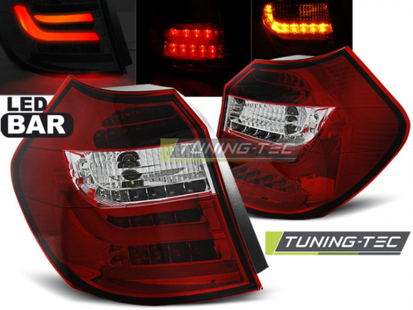 LED Upgrade Design Rückleuchten für BMW 1er E87/E81 04-07 rot/klar