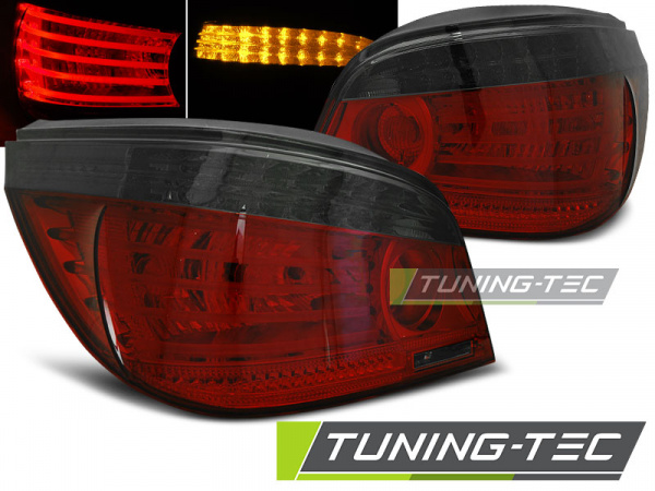 LED Upgrade Design Rückleuchten für BMW 5er E60 Limousine 03-07 rot/rauch LCI Optik