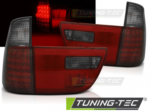 LED Upgrade Design Rückleuchten für BMW X5 E53 99-06 rot/rauch