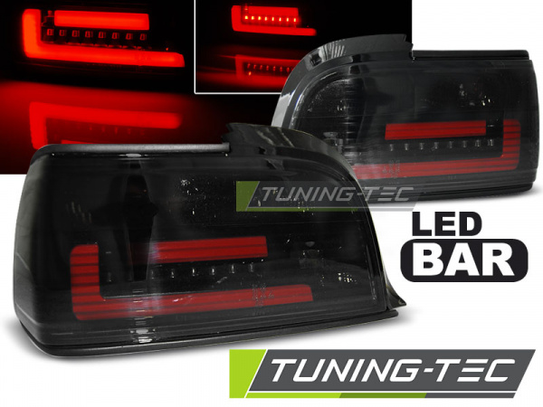 LED Upgrade Design Rückleuchten für BMW 3er E36 Coupe/Cabrio 90-99 schwarz/rauch