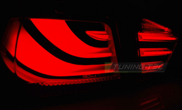 LED Lightbar Design Rückleuchten für BMW 3er E90 05-08 schwarz/rauch mit LED Blinker