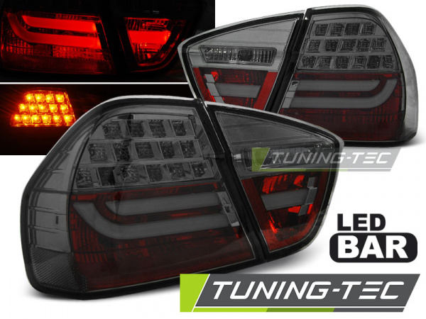 LED Lightbar Design Rückleuchten für BMW 3er E90 05-08 rauch mit LED Blinker