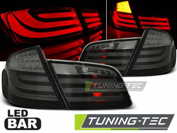 LED Lightbar Design Rückleuchten für BMW 5er F10 10-13 rauch