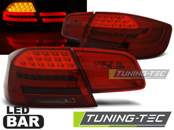 LED Lightbar Design Rückleuchten für BMW 3er E92 Coupe 06-10 rot/smoke LCI Optik