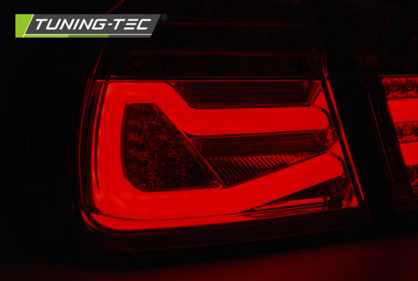LED Lightbar Design Rückleuchten für BMW 3er E90 05-08 rot/klar