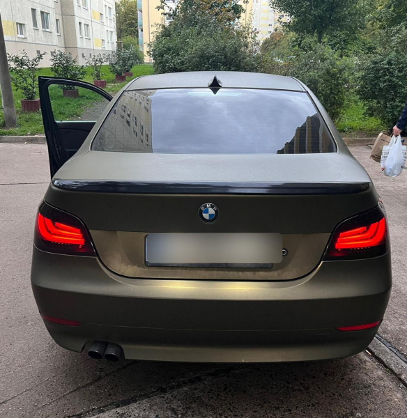 LED Lightbar Design Rückleuchten für BMW 5er E60 LCI Limousine 07-10 schwarz