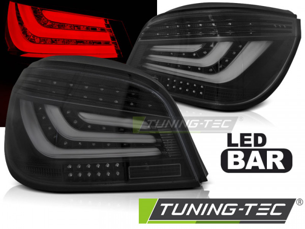 LED Lightbar Design Rückleuchten für BMW 5er E60 LCI Limousine 07-10 schwarz