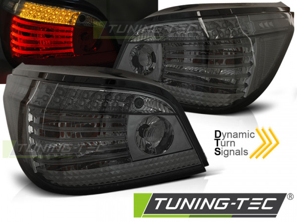 LED Upgrade Design Rückleuchten für BMW 5er E60 LCI Limousine 07-10 rauch mit dynamischem Blinker