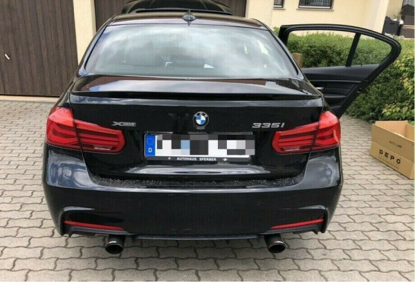 LED Lightbar Design Rückleuchten für BMW 3er F30 Limousine 11-15 rot
