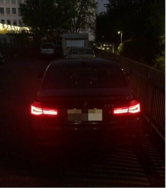LED Lightbar Design Rückleuchten für BMW 3er F30 Limousine 11-15 rot