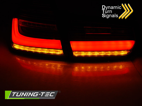 VOLL LED Lightbar Design Rückleuchten Set für BMW 3er F30 Limousine 11-18 rot/weiß mit dyn. Blinker