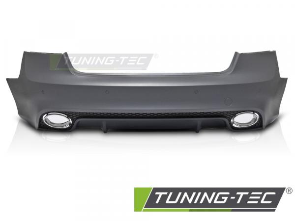 Upgrade Sport Design Heckstoßstange für Audi A5 8T / 8F 07-11 inkl. Zubehör in Schwarz matt