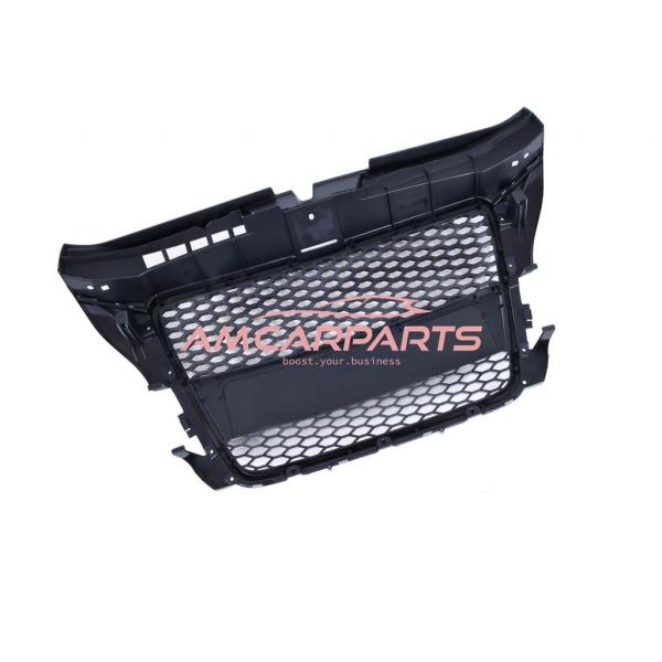 Upgrade Sportgrill / Kühlergrill für Audi A3 8P Facelift 08-12 Hochglanz Schwarz