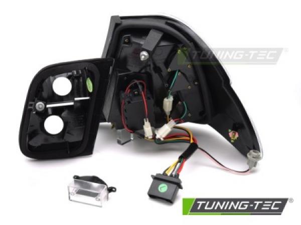 Upgrade LED Lightbar Design Rückleuchten Set für BMW 3er E46 Limousine 98-01 chrom/rauch