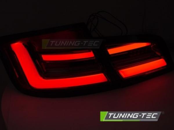 VOLL LED Lightbar Design Rückleuchten Set für BMW 5er F10 10-13 rot/rauch mit dyn. Blinker