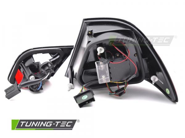 LED Upgrade Design Rückleuchten passend für BMW 3er E46 Coupe 99-03 Schwarz mit statischem Blinker