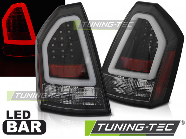 LED Lightbar Design Rückleuchten für Chrysler 300C Limousine 05-08 schwarz