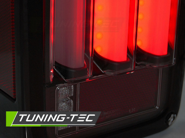 LED Lightbar Design Rückleuchten für Chrysler Jeep Wrangler JK 07-18 schwarz