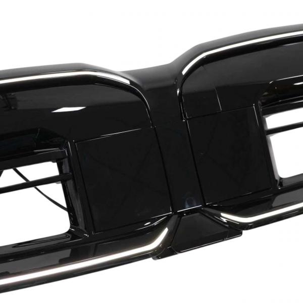 LED-Kühlergrill mit einer Lamelle in Schwarz glänzend passend für BMW 5er G60 2024 +