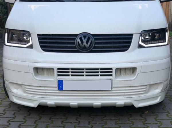Upgrade LED Tagfahrlicht Scheinwerfer VW T5 03-09 dynamisch schwarz