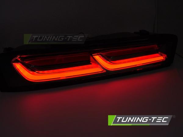 VOLL LED Upgrade Design Rückleuchten Set für Chevrolet Camaro 16-18 schwarz/smoke mit dyn. Blinker