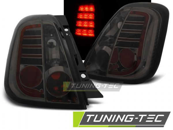 LED Upgrade Design Rückleuchten für Fiat 500 07-15 schwarz/rauch